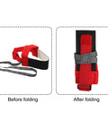 2 Pack ESD Anti Static Foot Heel Straps and Adjustable Wrist Strap Band before and after folding demonstration