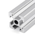 Heavy Duty T-Slot Aluminum Profile Extrusion 4 Piece Set With EU Slots, close-up of aluminum profile design, 250mm length