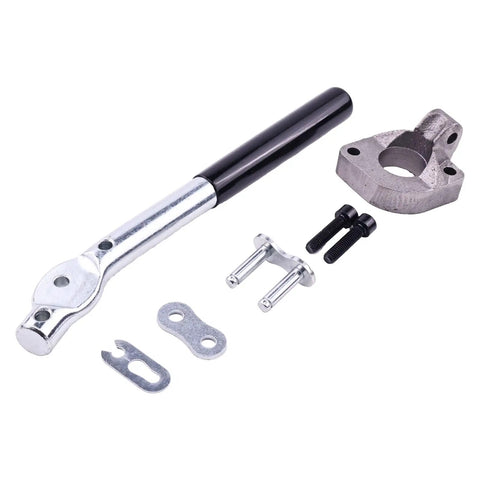 Hydraulic Valve Lever Handle Mounting Bracket Kit For Log Splitters Heavy Duty Compatible With Speeco Ariens Brave Huskee Yardmax MTD Northern Tool And More Includes Lever Grip Mounting Bracket And Socket Head Bolts