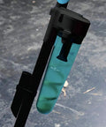 Cyclonic Vacuum Attachment For 18v And 12v Cordless Handheld Tools captures ninety percent dust with clear container and black mount.