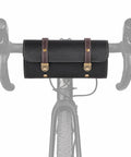 Bike Handlebar Bag For Trek Checkpoint ALR 5 2024 Waterproof Front Storage Pouch With Dual Zippers shown on bike handlebars