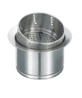 Stainless Steel 3-In-1 Kitchen Drain Flange with removable lid, water-holding cap, and built-in sink strainer for garbage disposals