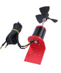 Brushless Underwater Thruster For RC Ships And Submarines, 6Kg Thrust 34Mm Motor, Sealed All Metal Body, 3 Vane Propeller