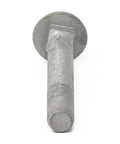 3/8-16 Carriage Bolt Kit Fully Threaded 3-1/2 Inch Hot Dip Galvanized Exterior Use Commercial Grade A307 bolt front view