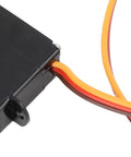Pro Level High Torsion Digital RC Servo Motor With Top Tier Metal Gears For Hella Precise Control On RC Cars Boats Helicopters And Robots Built Like A Brick House with visible wiring connection.