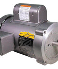 Front view of each electric motor 3/4 HP 3450 RPM 115/230V single phase, 56C frame, TEFC, capacitor-start, rigid base