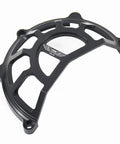 Premium Heavy Duty Vented Black Dry Clutch Cover Straight Fire Cooling System Beast Mode Impact Protection Direct Drop Replacement For Monster 1000 Build Upgrades Ready To Ride, close-up view showing alloy material and design.