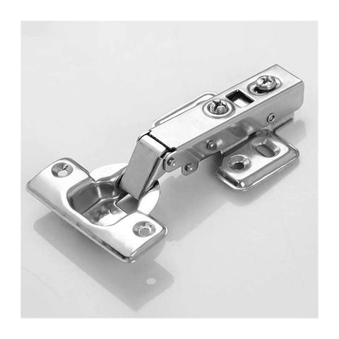 Beefy 20 Pack Carbon Steel Cabinet Hinges With Soft Close Hydraulic Dampers Clip On 35mm Cup Straight Arm Fixed Base