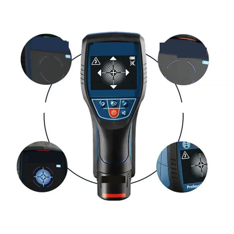 The Real Deal Digital Wall Scanner And Floor Detection Tool Finds Live Wires And Pipes With Dead Nuts Accuracy High Precision Stud Finder display with visual alerts.