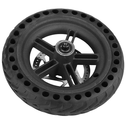 M365 Rear Wheel Hub And Tire Replacement Kit With Explosion-Proof, Pressure-Resistant, And Shock-Absorbent Build, close-up view
