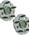 Top Shelf Replacement Wheel Bearing And Hub Assembly Rear Left Right Pair For Honda Pilot 2009 To 2015 chrome hubs with six bolts