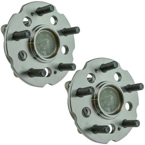 Top Shelf Replacement Wheel Bearing And Hub Assembly Rear Left Right Pair For Honda Pilot 2009 To 2015 chrome hubs with six bolts