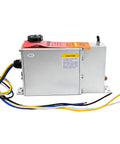 Heavy Duty Electric Over Hydraulic Marine Grade Trailer Brake Actuator 1600 Psi with wires, designed for easy installation on boat trailers.