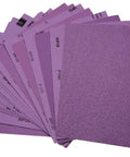 9x11 Inch Wet Dry Sandpaper Kit 24 Pcs Alumina Abrasive Grits 60 80 120 150 180 240 320 400 for polishing