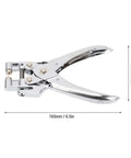 Heavy Duty Single Hole Puncher For Office And School Paper Craft Work Handheld Metal Eyelet Grommet Punch Tool side view, Cr plated