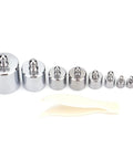 17 Pcs Precision Weight Set 10 Mg To 100 G Steel Calibration Weights With Tweezers For Digital Balance Scale And Jewelry Scale