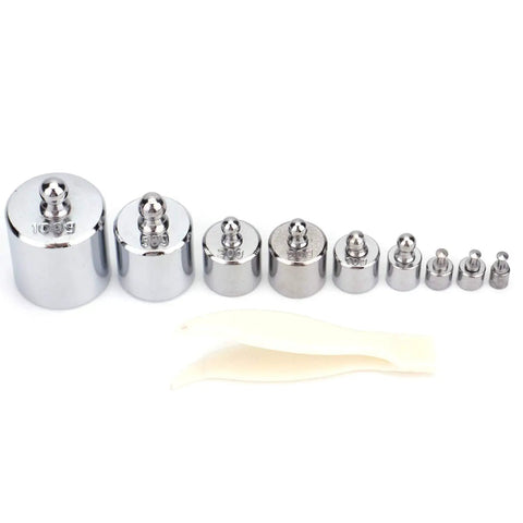 17 Pcs Precision Weight Set 10 Mg To 100 G Steel Calibration Weights With Tweezers For Digital Balance Scale And Jewelry Scale