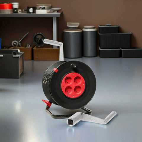 Wire EDM Spool Winder Hand Crank With Square Socket Spooler Handle for wire cutting machines on workshop floor