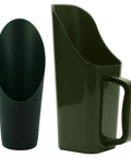 Garden Soil Scoop 2 In 1 Handy Grab And Go Multi Function Plastic Digging Tool For Potting And Transport Compact Hand Trowel With Mini Scoop Ideal For Container Gardening Succulents Small Herbs And Indoor Plants.