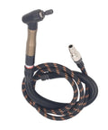 Heavy Duty Air Micro Die Grinder Kit With Rotary Switch Whips Up To 23500 Rpm, featuring a durable flexible hose and ergonomic grip.