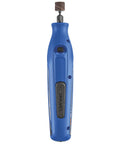 Low Key Quiet Pet Nail Grinder For Dogs And Cats Easy Peasy Paw Trimmer Cordless grooming tool in blue, designed for home nail care.