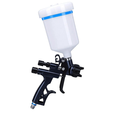 Professional HVLP Spray Gun With 1.3mm Nozzle And 600ml Removable Cup for precise automotive paint projects.