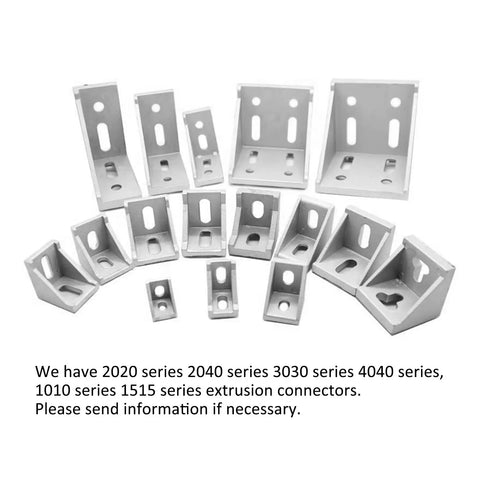 20 Sets 10 Series Aluminum Extrusion Corner Bracket Kit Pro Grade 1x1 Inch Right Angle L Connectors With T Nuts And Stainless Hardware