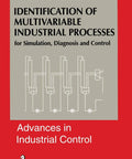 Cover of 'Identification of Multivariable Industrial Processes' book, red background. Part of Springer-Verlag series.
