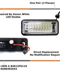 OEM-Fit 3W Full LED License Plate Light Kit Direct Fit For Scion FR-S Toyota 86 Subaru BRZ Impreza WRX STI Legacy Crosstrek Ascent