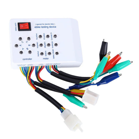 Rugged DIY Friendly Brushless Motor Controller Tester For E Bikes And Electric Scooters 115x80x26 Mm Portable Diagnostic Device with wires