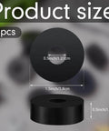 Eight piece set of thick rubber vibration isolation pads with 1.5 in outer diameter, 0.5 in inner diameter, 0.5 in thick