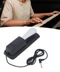 Rock Solid Sustain Pedal For Electronic Keyboards And MIDI Synthesizers Pro Grade Replacement With Polarity Silicone Pad