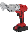 Cordless Electric Metal Shear Cutter With 15000mAh Battery, lightweight tool with non-slip handle and LED light
