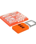 Slick Physics Optics Lab Kit With Adjustable Three Way Light Source And Heavy Duty Convex Lenses Plus Prisms For Knockout Science Projects and Classroom Ready Learning Gear, featuring lenses and light module.