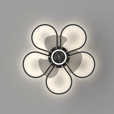 Reversible Ceiling Fan With Light Remote Control 6 Speed Low Profile Flush Mount 20 Inch Black Modern Ceiling Fan With 3 Color Dimmer And Reversible Motor For Seasonal Comfort Lit Performance.