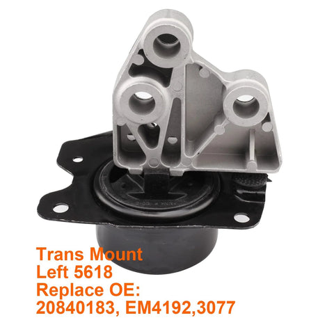 Set Of 4 Heavy Duty Engine Motor And Transmission Mounts For 2010 To 2017 Captiva Equinox Terrain 2.4L Direct Replacement
