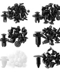 Must Have Car Plastic Rivet Clips Kit 100 Pcs In Six Sizes For Bumpers And Interior Panels Nylon Retainer Clip Set assorted view