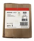 Top Shelf Electric Damper Actuator Motor For Hvac Zone Cooling Sealed In Box M9484E1017 packaging with specifications and barcodes.
