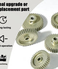 Beefed Up Aluminum 48P Pinion Gear Set for 3.175mm Shafts 33T 34T 35T 36T 37T With M4 Screw And Hex Key for RC Cars