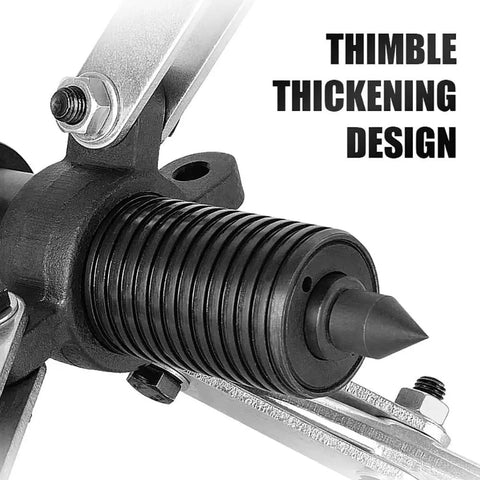 Close-up of Heavy Duty Hydraulic Gear Puller Set For Wheel Bearings With 50T Capacity showing thimble thickening design