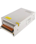 High Power 500W 24V 20A Single Output Switch Mode Power Supply For LEDs, 110V/220V Input, metal casing, side view.