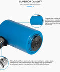 Close-up of a blue component from the Front Leaf Spring Pin And Bushing Service Kit For Trucks And Heavy Duty Repairs