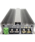 Heavy Duty 12V To 14.6V 80A DC DC Voltage Booster For LiFePO4 Lithium Battery Charger showing input and output terminals.