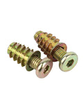M6 Hex Socket Screws And Nuts Kit In Stainless Steel 304, Flat Round Head Chamfered, Internal Hex Drive For Heavy Duty Torque, Indoor Outdoor Ready, 40 Sets Of M6x50 Hardware For Fast Builds And Projects. Two M6 hex socket screws with flat round heads