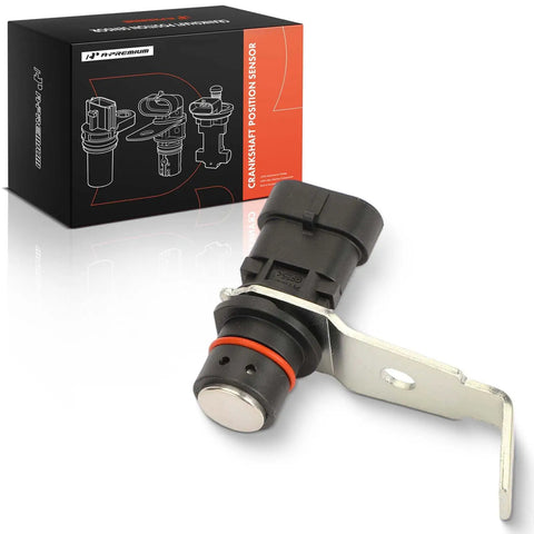 Engine Crankshaft Position Sensor Replacement For Chevrolet And Cadillac Fits Astro Blazer C1500 C2500 C3500 Express Vans Suburban SUV 1996-2007 Plug And Play Install, boxed sensor with bracket