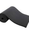 Top Tier Closed Cell Foam Roll Half Inch Thick By 13 Inch Wide By 60 Feet Long rolled black foam for sound deadening and insulation.
