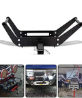 Beefy Heavy Duty Winch Mounting Plate For 1987 2006 Wrangler TJ LJ YJ Universal 36 Inch Fit Built To Handle 8000 To 13000 Pound Winches Off Road Ready Steel Construction