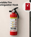 Heavy Duty ABC Fire Extinguisher Two Point Five Pound Dry Chemical mounted on wall with instructions visible.