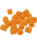 20 Pcs Wheel Lug Nut Caps And Dust Covers Silicone Orange 2.2x17x20mm Protective Screw Caps For Rims And Tire Nuts Easy Install Durable Corrosion Resistant