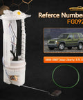 Premium Fuel Pump Assembly Fits 2005 2006 2007 Jeep Liberty 3.7L V6 And 2.4L I4 assembly with float arm and wires.